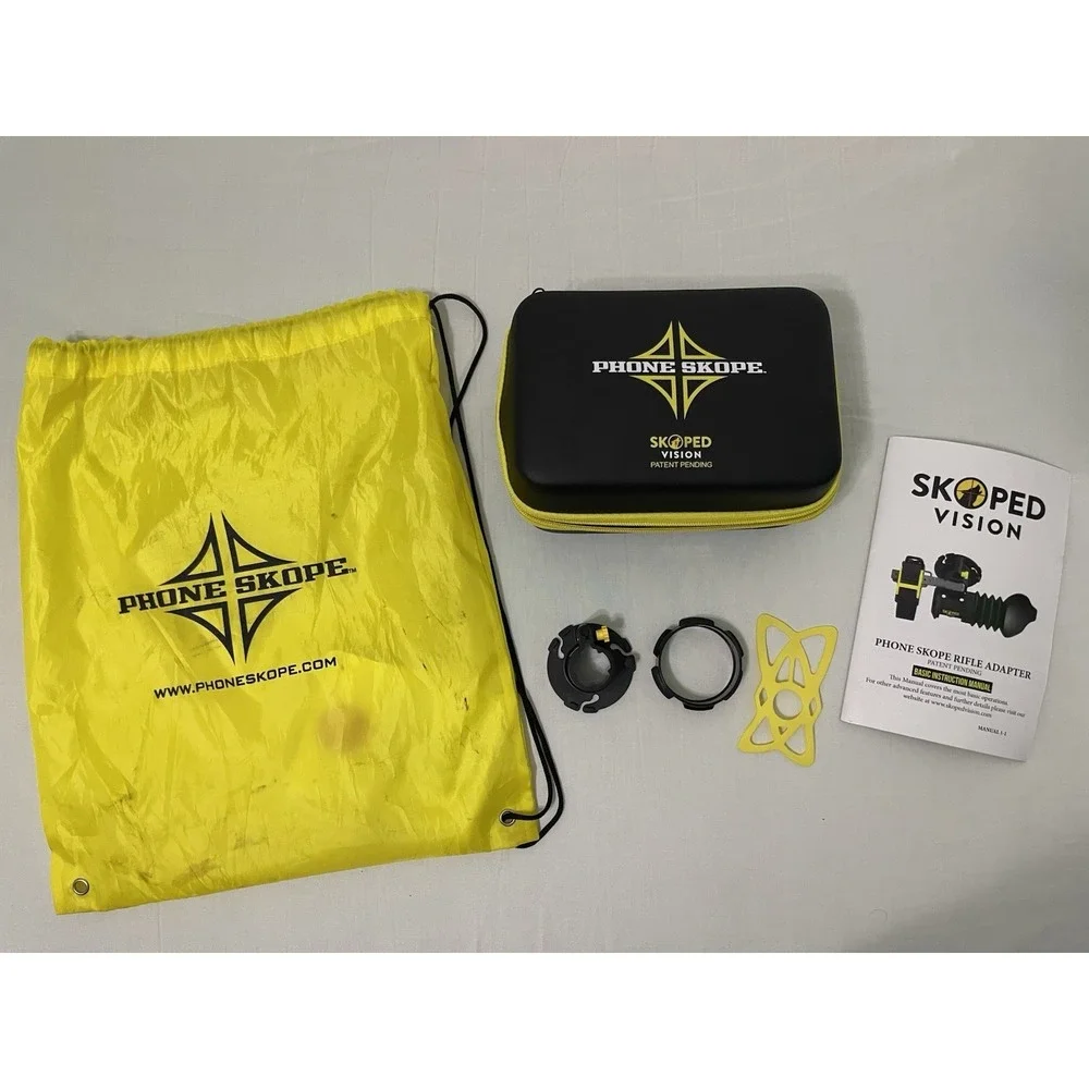 Phone Skope Skoped Vision Rifle Scope Adapter With Bag